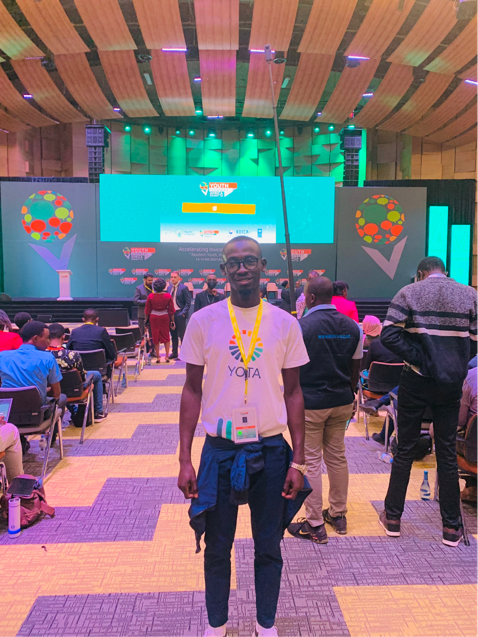 Pictured in the Auditorium of Intare Conference Centre immediately before the sessions commenced